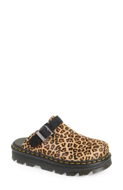 Dr. Martens' Dr. Martens Zebzag Water Resistant Slingback Clog In Leopard
