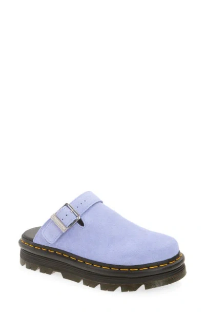 Dr. Martens Zebzag Water Resistant Slingback Clog In Purple