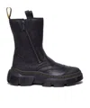 Dr. Martens' Zippered Short Boots In Black