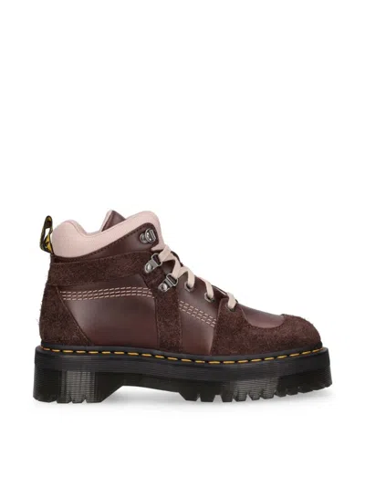 Dr. Martens' Zuma Wooly Bully Hiker Boots In Black