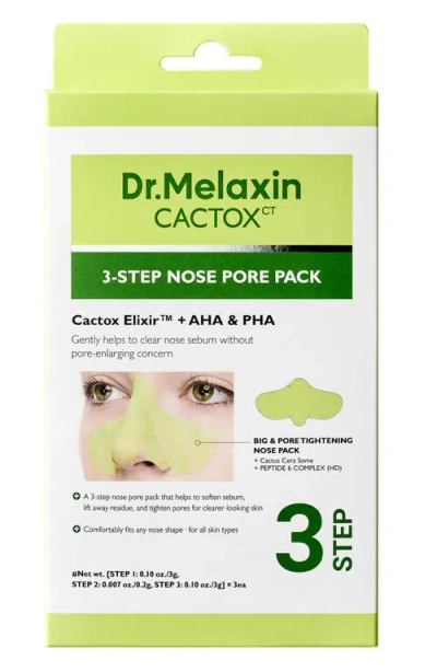 Dr. Melaxin Dr Melaxin Cactox Ct 3-step Nose Pore Pack In Green