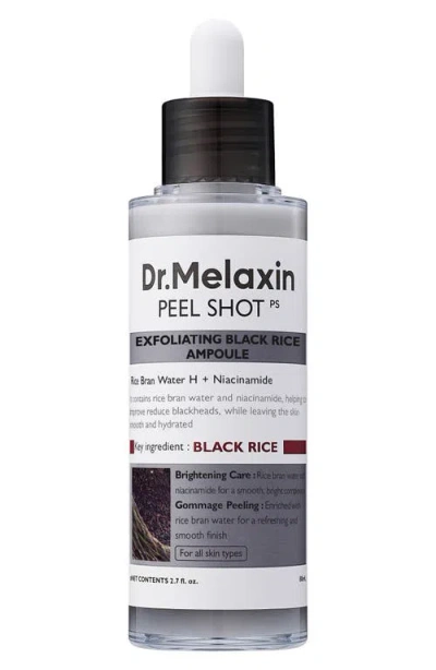Dr. Melaxin Dr Melaxin Peel Shot Exfoliating Black Rice Ampoule In Transparent
