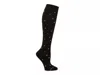 Dr Motion Dr. Motion Dancing Dots Compression Knee Socks In Black