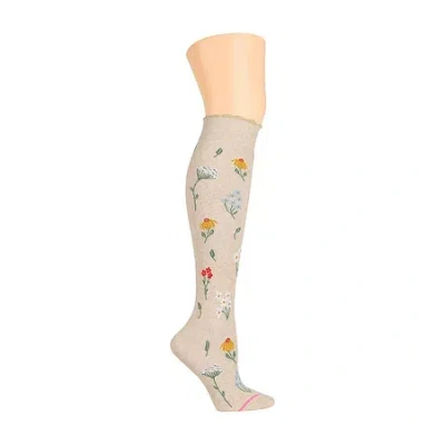 Dr Motion Dr.motion Compression Womens 1 Pair Knee High Socks In Sand
