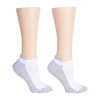 Dr Motion Dr.motion Womens 2 Pair Low Cut Socks In White