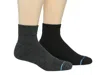 Dr Motion Dr. Motion Everyday Compression Ankle Socks 2 Pack In Black