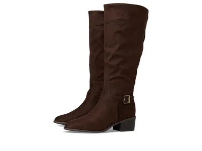Dr. Scholl's Adeline Zip Tall Boots In Brown