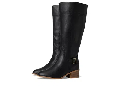 Dr. Scholl's Adeline Zip Tall Boots In Black