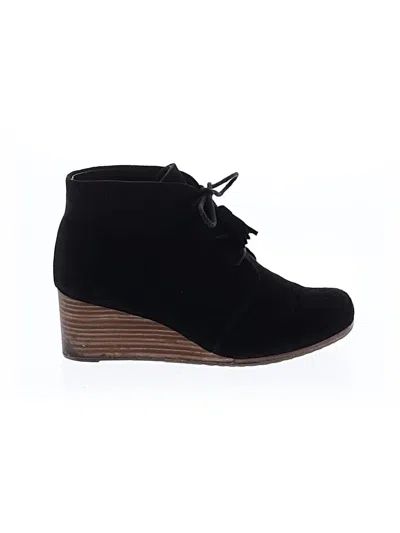 Pre-owned Dr. Scholl's Ankle Boots In Black