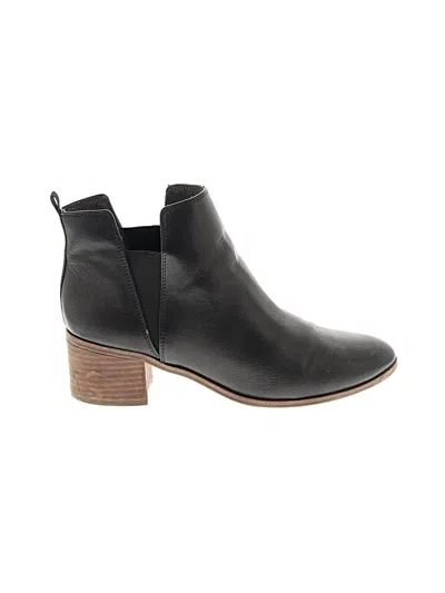 Pre-owned Dr. Scholl's Ankle Boots In Black