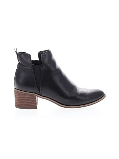 Pre-owned Dr. Scholl's Ankle Boots In Black