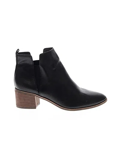 Pre-owned Dr. Scholl's Ankle Boots In Black