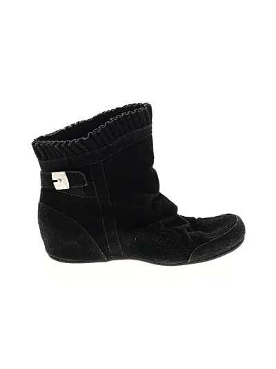 Pre-owned Dr. Scholl's Ankle Boots In Black