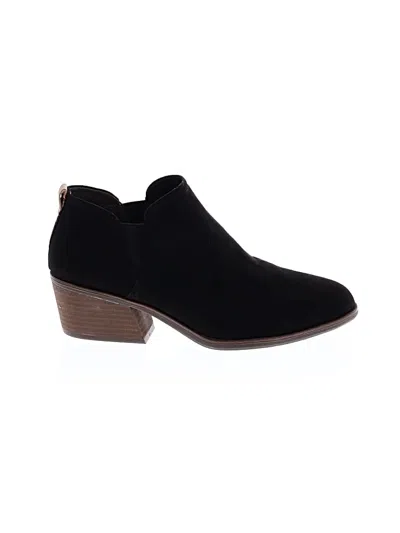 Pre-owned Dr. Scholl's Ankle Boots In Black