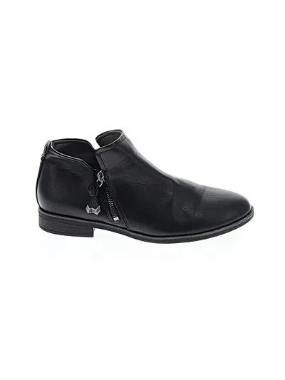Pre-owned Dr. Scholl's Ankle Boots In Black