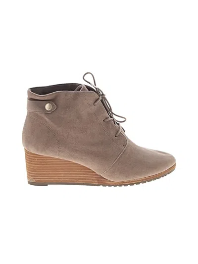 Pre-owned Dr. Scholl's Ankle Boots In Brown