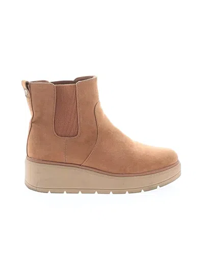 Pre-owned Dr. Scholl's Ankle Boots In Brown