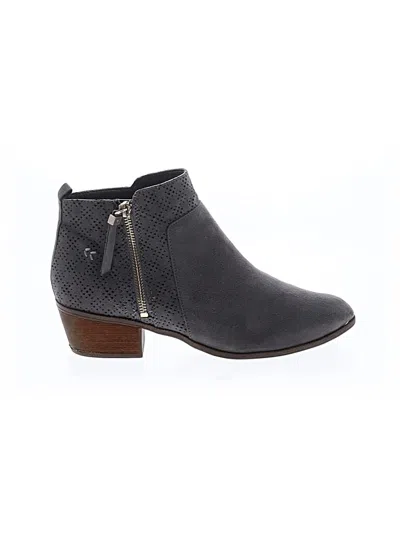 Pre-owned Dr. Scholl's Ankle Boots In Gray