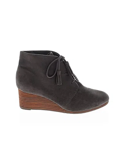 Pre-owned Dr. Scholl's Ankle Boots In Gray