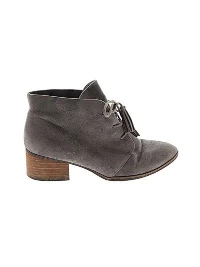 Pre-owned Dr. Scholl's Ankle Boots In Gray