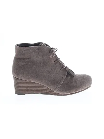 Pre-owned Dr. Scholl's Ankle Boots In Tan