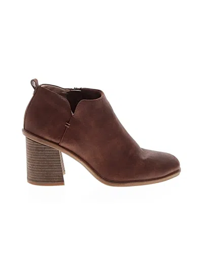 Pre-owned Dr. Scholl's Ankle Boots In Tan