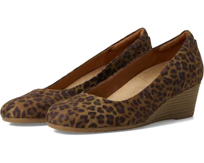 Dr. Scholl's Be Flex J2972f3202 Pump Leopard Wedge Heel Hawk673 In Animal Print