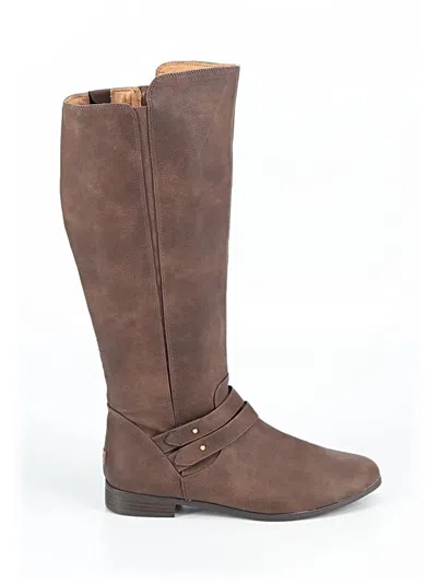 Pre-owned Dr. Scholl's Boots In Brown