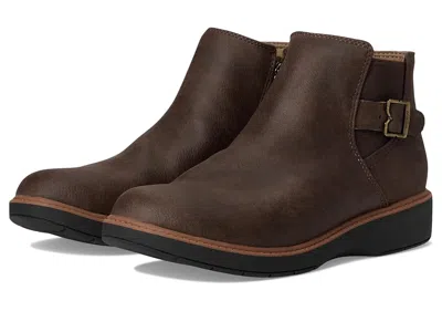 Dr. Scholl's Calm One Chelsea Short Boots In Brown