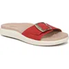 Dr. Scholl's All Right Slide Sandal In Red