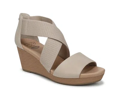 Dr. Scholl's Barton Band Wedge Sandal In Neutral