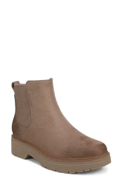 Dr. Scholl's Bring Vibes Faux Leather Chelsea Boot In Brown