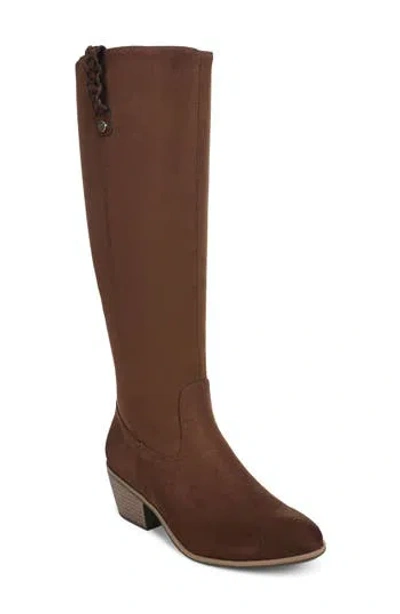 Dr. Scholl's Calista Knee High Boot In Brown