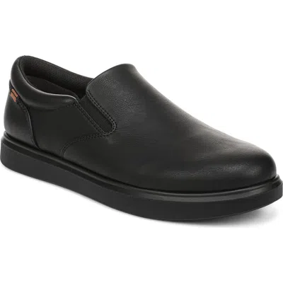Dr. Scholl's City Cloud Faux Leather Slip On Sneaker In Black