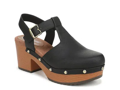 Dr. Scholl's Classic Day Slingback Platform Clog In Black