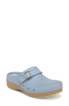 Dr. Scholl's Women's Feel Chill Round Toe Recovery Clogs In Light Blue Foam