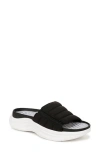 Dr. Scholl's Women's Feel Free Recovery Slide Sandals In Black Fabric