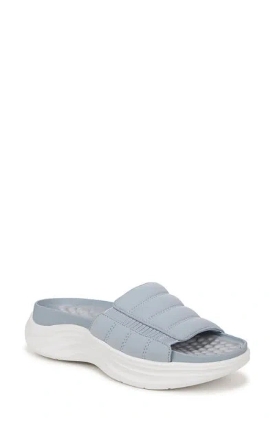 Dr. Scholl's Feel Free Recovery Slide Sandal In Light Blue