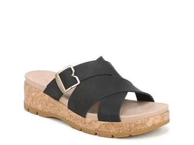 Dr. Scholl's Free Day Wedge Sandal In Black