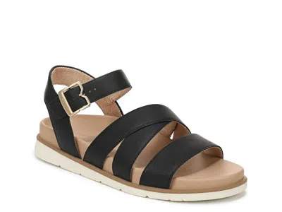 Dr. Scholl's Free Life Quarter Strap Sandal In Black