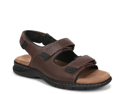 Dr. Scholl's Gavin Hook-and-loop Sandal In Brown