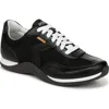 Dr. Scholl's Women's Good Ol Days Lace Up Sneakers In Black Fabric