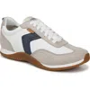 Dr. Scholl's Women's Good Ol Days Lace Up Sneakers In Oyster White Fabric
