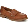 Dr. Scholl's Women's Hello Slip On Penny Loafers In Honey Faux Leather