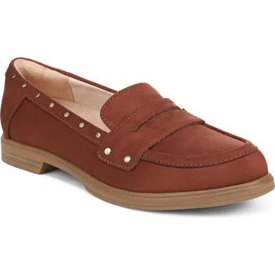 Dr. Scholl's Hello Stud Penny Loafer In Brown