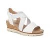Dr. Scholl's Just Cute Wedge Sandal In White