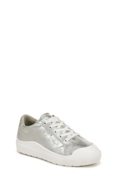 Dr. Scholl's Kids' Time Off Sneaker In Silver