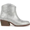 Dr. Scholl's Lasso Western Bootie In Silver