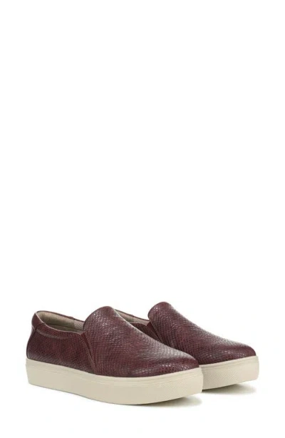 Dr. Scholl's Madison Cloud Slip-on Sneaker In Burgundy