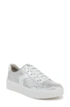 Dr. Scholl's Women's Madison-lace Sneakers In Silver Faux Leather